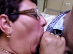 Mature sperm slut mother suck and fuck young lover